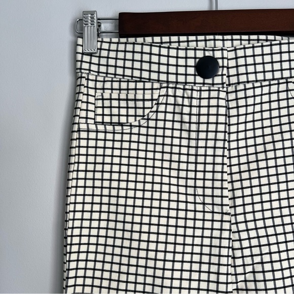 Zara High Rise Legging Windowpane Size S - Picture 4 of 7